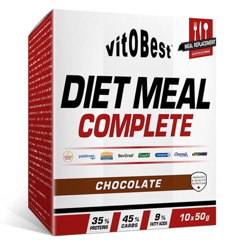 Chocolate-Diet Meal Complete 10 x 50 gr - VitoBest