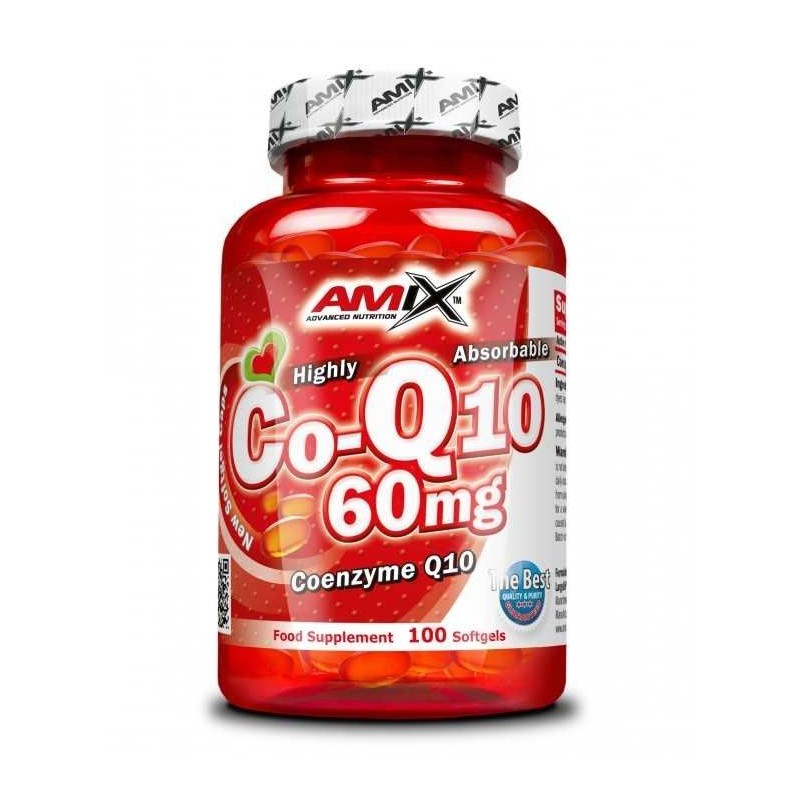 Coenzima Q10 60mg 100 Capsulas - Amix Coenzym Q 10