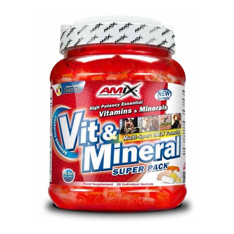 Vitaminas y Minerales 30 Packs - Amix Vitamins & Minerals Super Pack