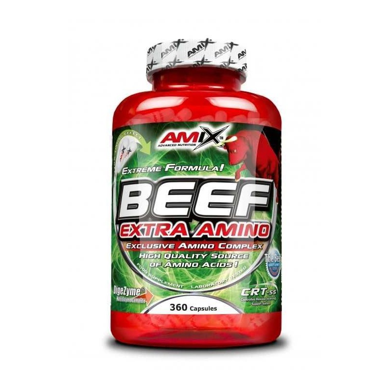 Beef Extra Amino 360 Capsulas - Amix Aminoacidos