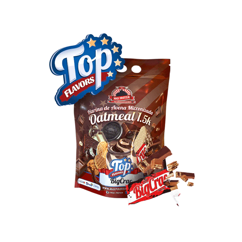 Harina de Avena 1,5 kg Top Flavours - Max Protein - Frete grátis!