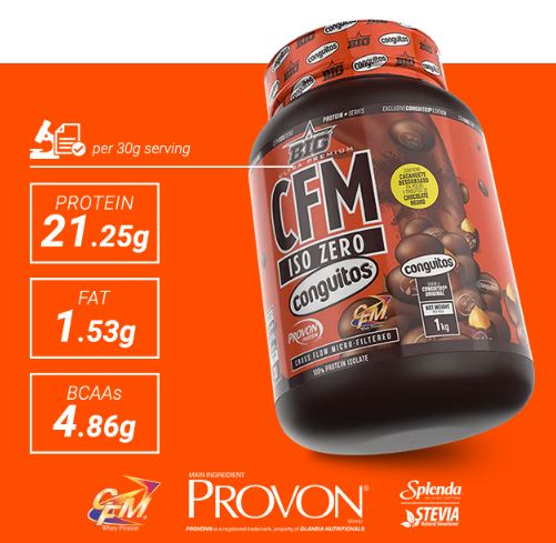 Características CFM ISO Zero Conguitos 1 Kg - Big