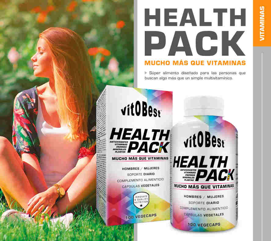 Health Pack Multivitamínico 100 Vcaps - VitOBest