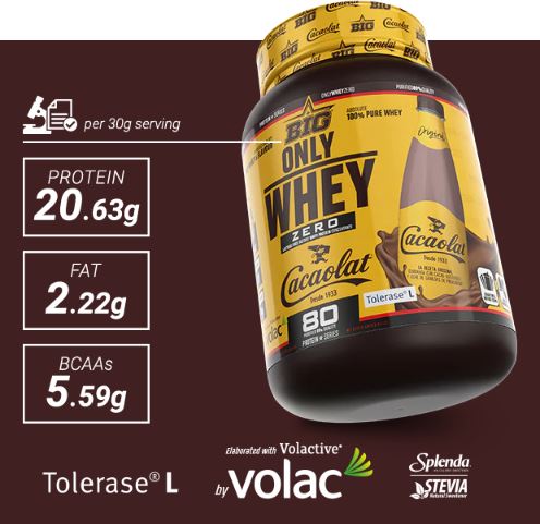 Only Whey Zero Cacaolat 1 Kg - Big