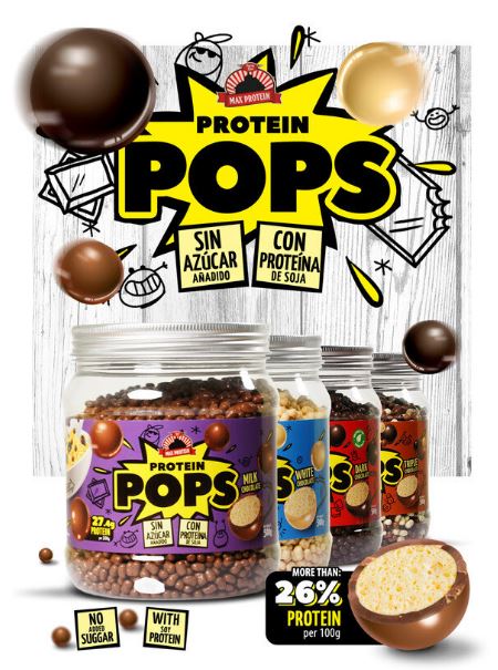 Pops Protein Crunchy Balls Topping 500gr - Max Protein