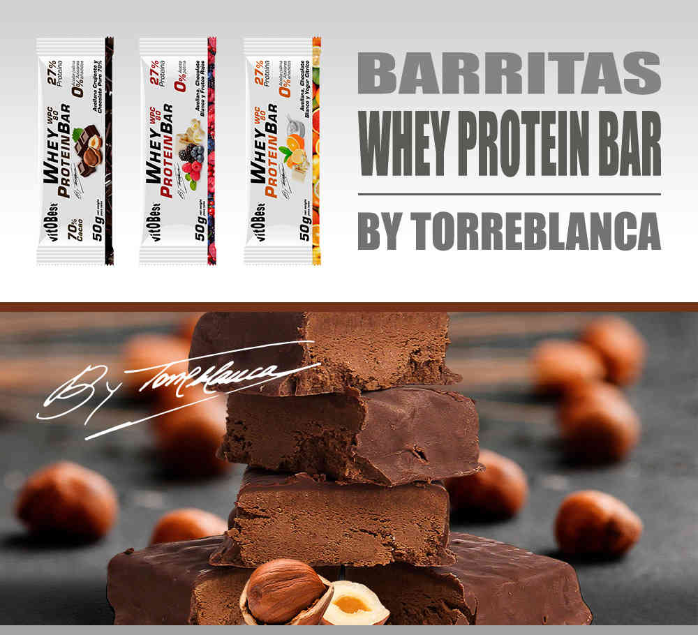 Whey Protein Bar by Torreblanca de Vitobest